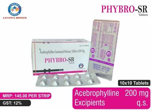 Acebrophylline 100 Mg Tablets For <span>Respiratory Support</span>
