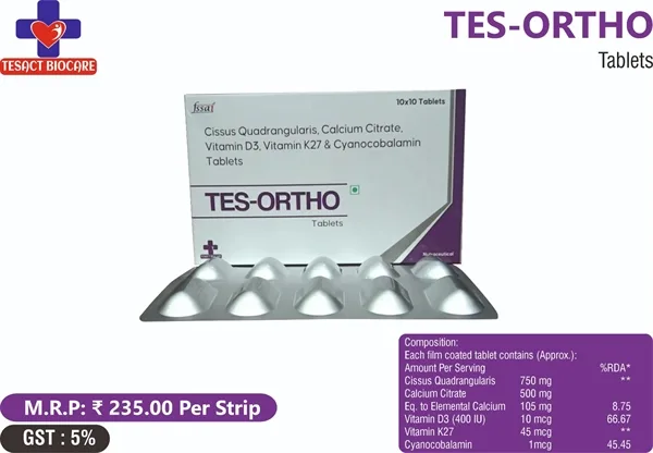 Cissus Quadrangularis Omega Calcium <span>Support Tablets</span>